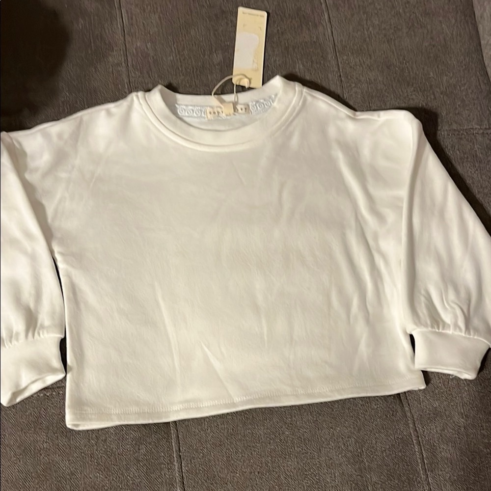 Copper Key White Long Sleeve Tee Relaxed Fit